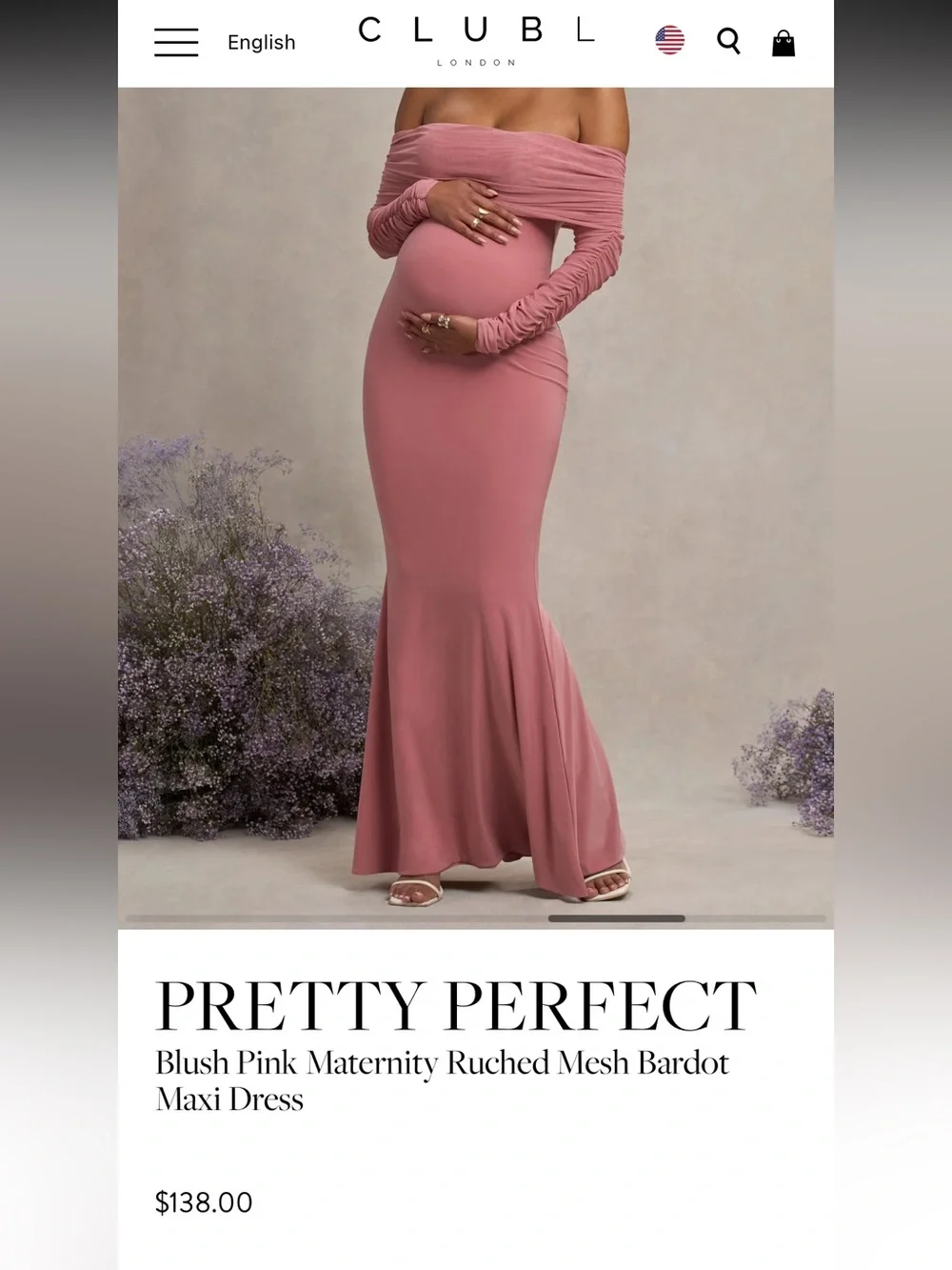PRETTY PERFECT
Blush Pink Maternity - Picture 5 of 6